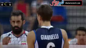  والیبال ایتالیا 3-0 ایران
