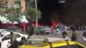 لحظاتی پس از وقوع انفجار در هرات