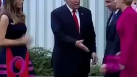 ‏ویدیو کامل ضایع کردن ترامپ توسط همسر رییس جمهور لهستان
