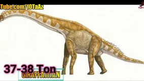 10 تا از بزرگترین دایناسورها