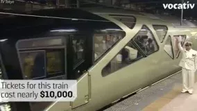 اگه بخواید سوار این قطار ژاپنی بشوید باید 10 هزار دلار بپردازید