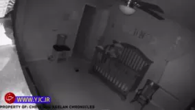 فیلمی ترسناک از اتاق خواب نوزادی که به وسیله ی موجودات نامریی مورد آذیت وآزار قرارمی گیره