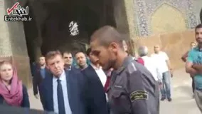 فیلم/ اذانی که رییس مجلس بلژیک در مسجد امام اصفهان شنید