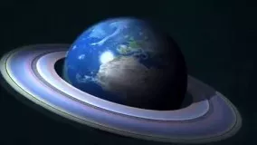 ⁣اگر زمین هم مثل زحل حلقه داشت