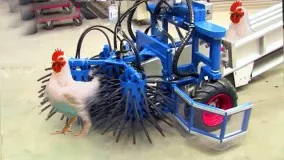 Intelligent Technology Smart Farming Automatic Chicken Turkey Catcher Transportation Collecting Eggs