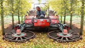 World Amazing Modern Automatic Leaf Cleaning Municipal Engineering Heavy Equipment Mega Machines