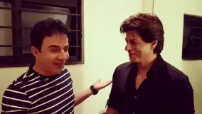 دیدار عمو پورنگ با شاهرخ خان