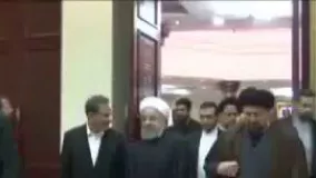 فیلم/ تجدید میثاق رئیس جمهور و اعضای هیئت دولت با آرمانهای امام راحل 