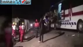 فیلم/ مرگ ۹ زن در واژگونی اتوبوس گچساران-مشهد / روایت بازماندگان از لحظه حادثه