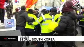 فیلم/ تظاهرات علیه رهبر کره شمالی و خواهرش در سئول
