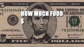 با ۵ دلار در کشورهای جهان چه مواد غذایی می‌توان خرید؟