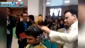 فیلم/ اصلاح مو با آتش در تهران!