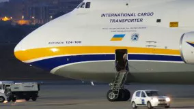 دانلود  بلند شدن هواپیمای آنتونوف 124 با کیفیت بالا 