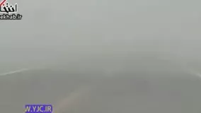 فیلم/ طوفان شدید شن در محور ترانزیتی ریگان-چابهار