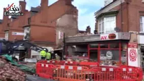 فیلم/ خرابی های به جا مانده از انفجار در لستر انگلیس/در این حادثه 4 تن کشته شدند