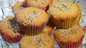 کیک یزدی با کنجد  Persian Cupcake | Keyk Yazdi