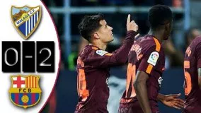 Malaga vs Barcelona 0-2 Resumen Highlights La Liga 10/03/2018