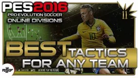 PES 2016 BEST FORMATION & TACTICS FOR ANY TEAM )