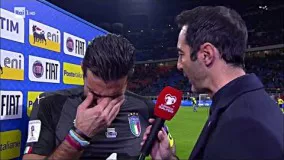 اشک های بوفون پس از نرسیدن به جام جهانی