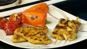 Ashpazi - Kabab Gosht Morgh - آشپزی - طرز تهیه کباب گوشت مرغ