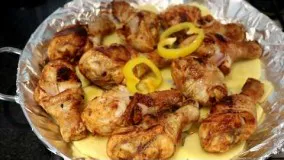 Oven Chicken Kebab/کباب مرغ داشی