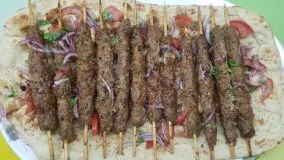 Oven Baked Basil Shami Kebab شامی کباب  (Koobideh kebab)
