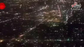 فیلم/ نمای هوایی انفجار و ترقه‌های شب چهارشنبه سوری در تهران