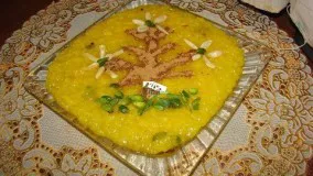 How to cook Shola E Zard (Saffron Rice)  شوله/شله  زرد