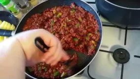 How to make Spaghetti/طرزتهیه ماکارونی