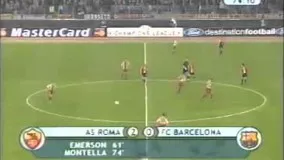 AS Roma 3-0 Barcelona 2001/2002 Champions League