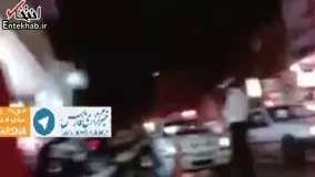 فیلم/ جریمه ماشین نیروی انتظامی توسط مامور وظیفه شناس راهنمایی و رانندگی