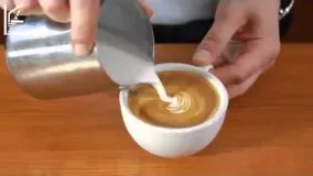هنر تزیین روی قهوه  اسپرسو - Latte Art