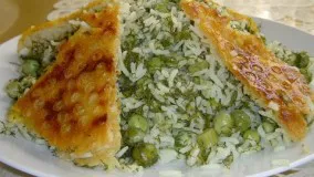 شویدپلو با نخودفرنگی Dill, Peas & Rice Side | Shevidpolo ba Nokhod Farangi