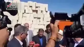 فیلم/ حضور روحانی در روستای زلزله زده فتاح بگ / روستایی که در زلزله کرمانشاه تخریب کامل شده بود