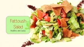 Fattoush Salad Recipe - تهیه سالاد فتوش