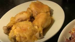 مرغ لذیذ با پختی متفاوت برای آلبالو پلو و  Steamed Sunshine Chicken_ Episode 26