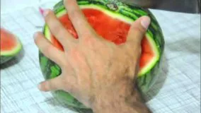 روش درست کردن راحت سبد هندوانه