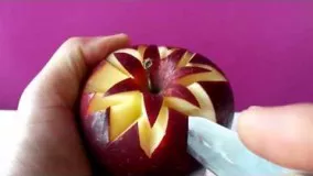 تزیین سیب به شکل های زیبا