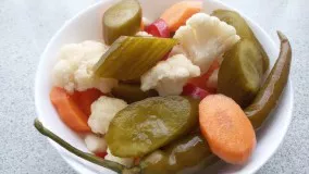 Torshi Shoor (Pickled Vegetable) Recipe - ترشی شور مخلوط