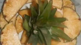 how cut pineapple /طریقه برش آناناس