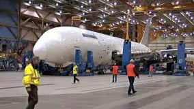 فیلم ساخت  هواپیما مسافربری The Qatar Airways Boeing 787 Dreamliner