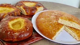 نان شیرمال افغانی -پفکی و شیرین