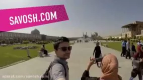 خوش گذرانی در اصفهان به همراه زوج گردشگر خارجی