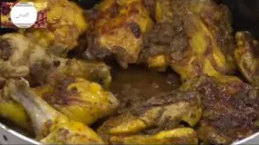 خوشمزه ترین غذای با مرغ ایرانی، خوراک مرغ بختیاری لذیذ