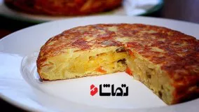 غذای رمضان-کوکوی ترتیلا-افطار جدید-غذا برای افطار