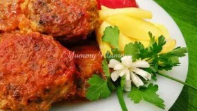 غذای رمضان- شامی کباب سبز-غذای افطار-غذای مخصوص ماه رمضان