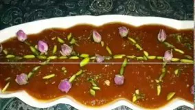 غذای رمضان- خوشمزه ترین حلوای ایران حلوای سه آرد -دسر ماه رمضان