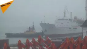 اولین کشتی گردشگری از کره شمالی وارد روسیه شد