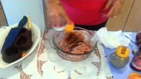 غذای رمضان - دلمه چغندر با گوشت و شامی باهم در یک دیگ -غذای رمضان