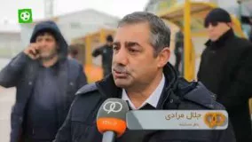 حواشی لغو داربی خونه به خونه و  نساجی مازندران به علت بارش برف و باران (نود ۹ بهمن)